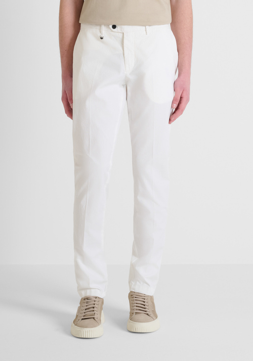 "BRYAN" STRETCH COTTON SKINNY FIT TROUSERS - Men's Trousers | Antony Morato Online Shop