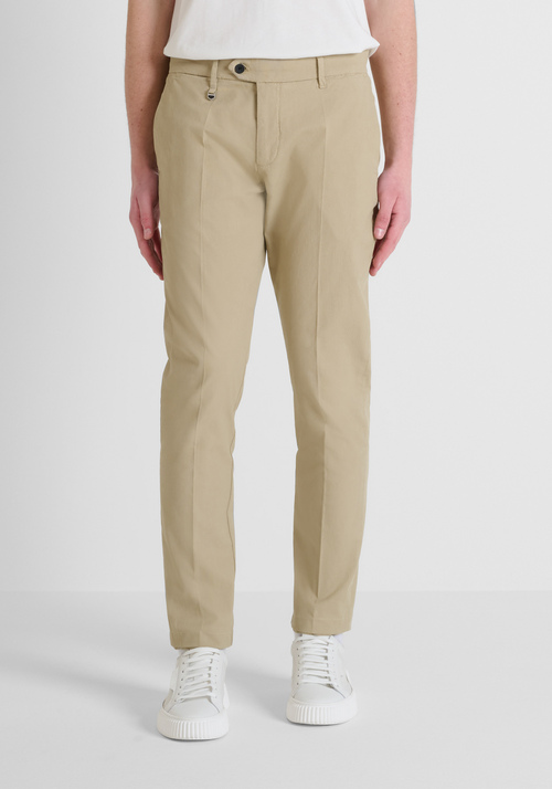 PULL REGULAR FIT EN TISSU DE COTON MÉLANGÉ AVEC LOGO - Pantalons | Antony Morato Online Shop