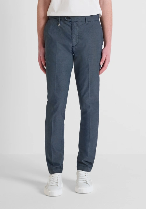 "BRYAN" SKINNY FIT STRETCH COTTON TROUSERS - Men's Trousers | Antony Morato Online Shop