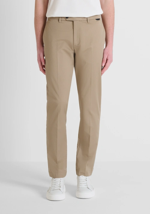 "BRYAN" STRETCH COTTON BLEND SKINNY FIT TROUSERS - Men's Trousers | Antony Morato Online Shop