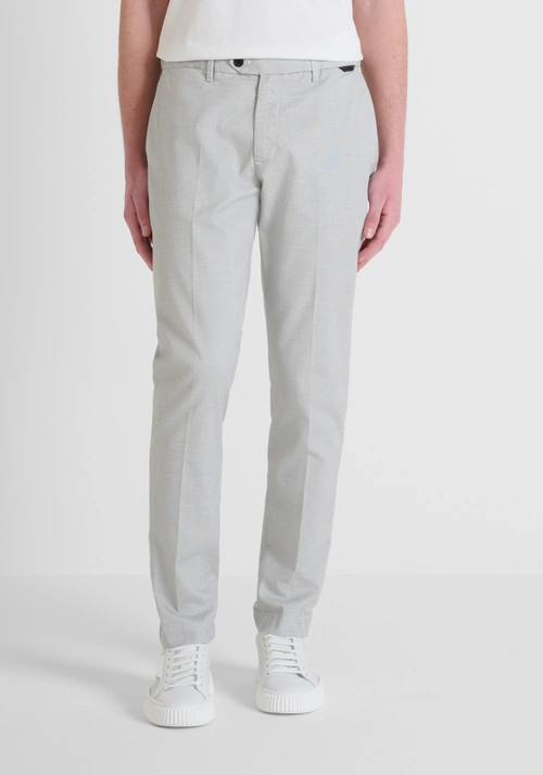 PANTALON SKINNY FIT « BRYAN » EN COTON MÉLANGÉ ÉLASTIQUE - Pantalons | Antony Morato Online Shop
