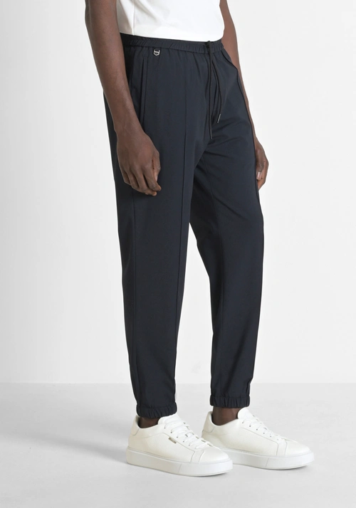 "NATE" REGULAR FIT TROUSERS IN ELASTIC VISCOSE BLEND - Men's Trousers | Antony Morato Online Shop