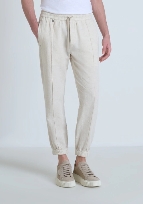 REGULAR FIT HOSE „NATE“ AUS BAUMWOLL-LEINEN-GEMISCH - Herren Anzug-Sets | Antony Morato Online Shop