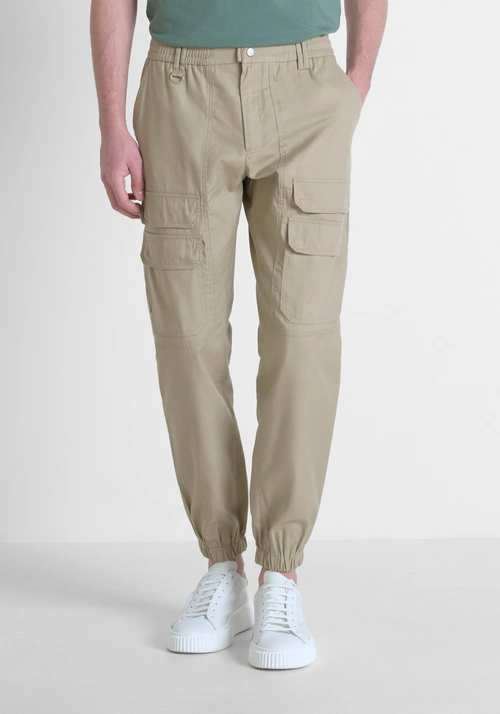 "GLEN" COTTON BLEND REGULAR FIT CARGO TROUSERS - Men's Trousers | Antony Morato Online Shop