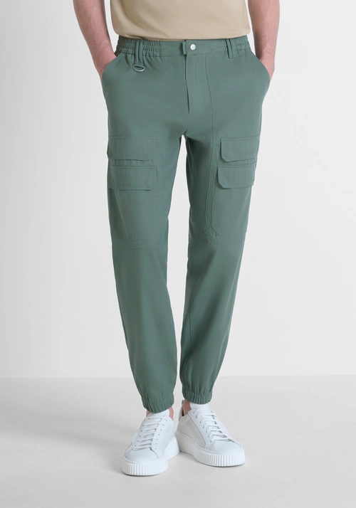 "GLEN" COTTON BLEND REGULAR FIT CARGO TROUSERS - Men's Trousers | Antony Morato Online Shop