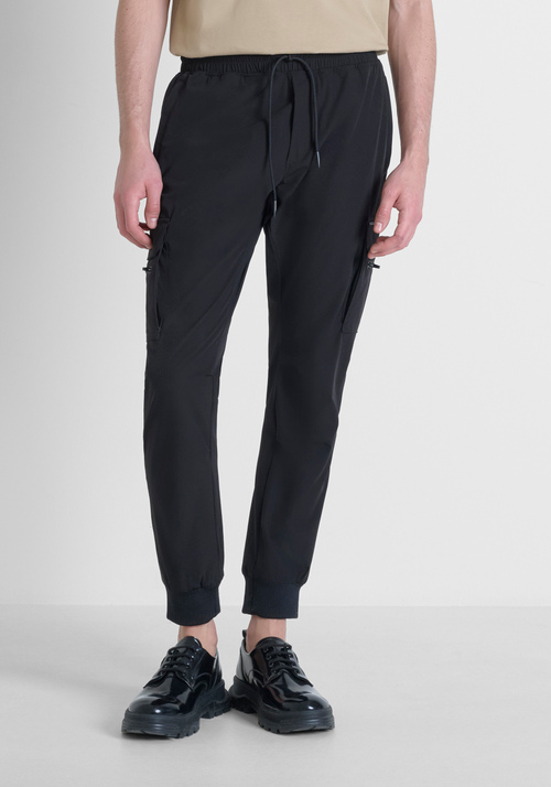 "VINCENT" ELASTIC REGULAR FIT TROUSERS - Men's Trousers | Antony Morato Online Shop