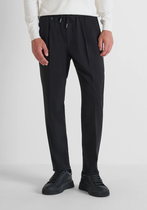 PANTALONI REGULAR FIT "NEIL" IN TWILL MISTO VISCOSA ELASTICA - Pantaloni Uomo | Antony Morato Online Shop