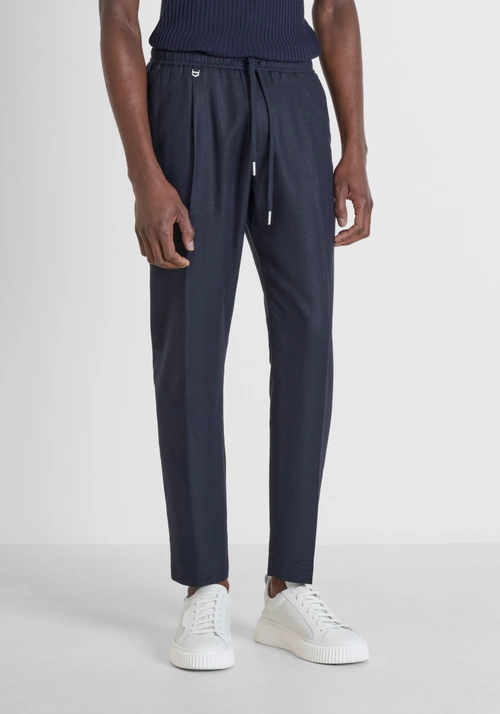 PANTALÓN REGULAR FIT «NEIL» EN MEZCLA DE LINO - Pantalones | Antony Morato Online Shop