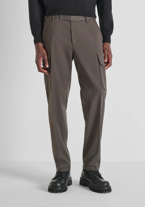 PANTALONI REGULAR FIT "MAX" IN VISCOSA ELASTICA - Pantaloni Uomo | Antony Morato Online Shop