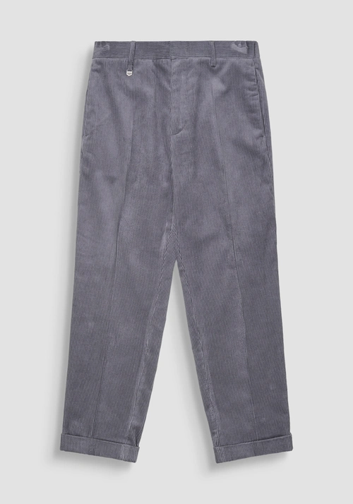 REGULAR FIT TROUSERS "WILL" VELVET - Men's Trousers | Antony Morato Online Shop