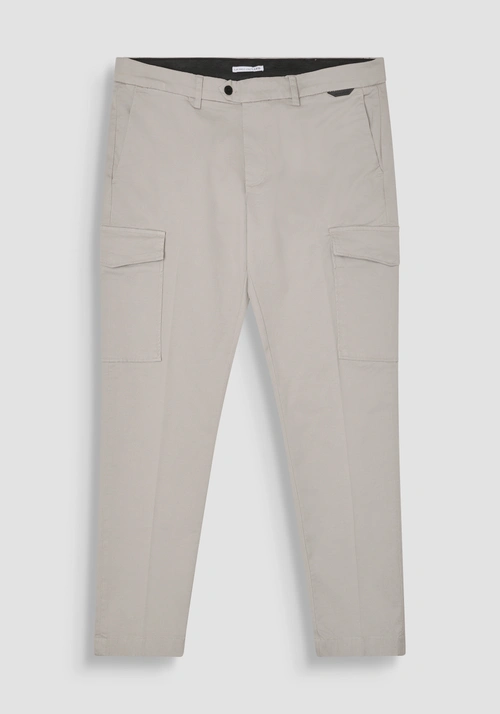 SLIM FIT TROUSERS "LEO" IN STRETCH COTTON - Men's Trousers | Antony Morato Online Shop