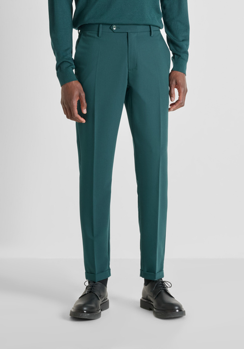 SLIM FIT TROUSERS "RAD" IN STRETCH VISCOSE - Men's Trousers | Antony Morato Online Shop