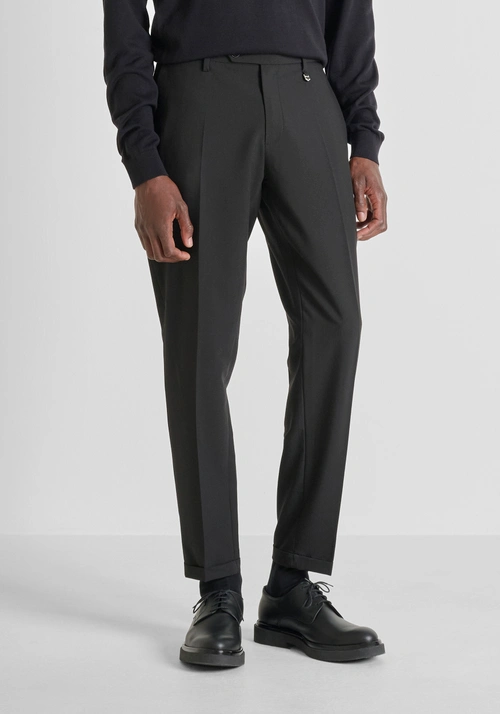 PANTALONI SLIM FIT "RAD" IN VISCOSA ELASTICA - Pantaloni Uomo | Antony Morato Online Shop