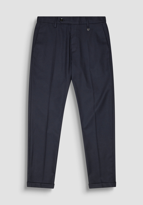 PANTALONI SLIM FIT ANKLE LENGHT "RAD" IN TWILL MISTO VISCOSA ELASTICA - Pantaloni Uomo | Antony Morato Online Shop