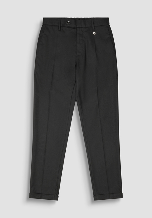 PANTALONI SLIM FIT ANKLE LENGHT "RAD" IN TWILL MISTO VISCOSA ELASTICA - Pantaloni Uomo | Antony Morato Online Shop