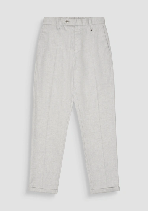 PANTALONI SLIM FIT ANKLE LENGHT "RAD" IN TWILL MISTO VISCOSA ELASTICA - Pantaloni Uomo | Antony Morato Online Shop