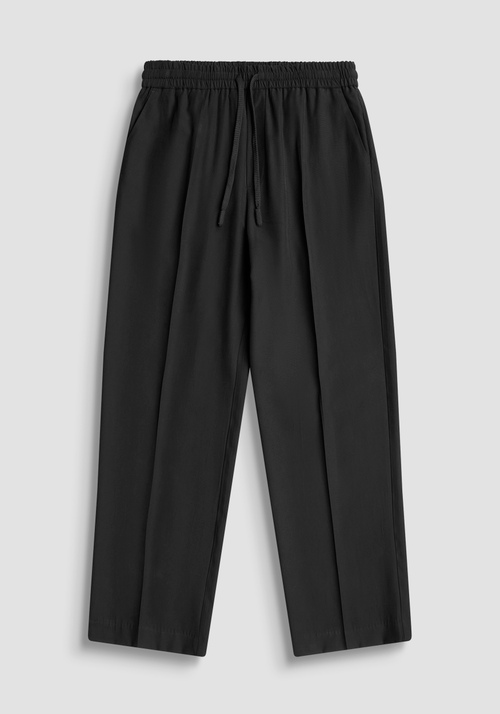 RELAXED FIT TROUSERS "FREDDY" IN VISCOSE BLEND - Men's Trousers | Antony Morato Online Shop