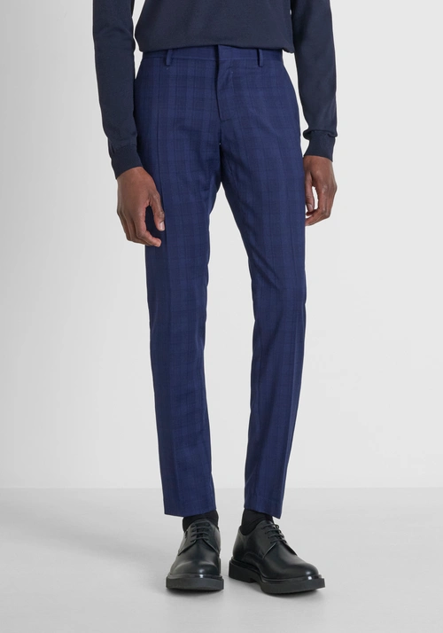 PANTALON SKINNY FIT « BJORN » EN COTON MÉLANGÉ AVEC POCHES - TROUSERS | Antony Morato Online Shop