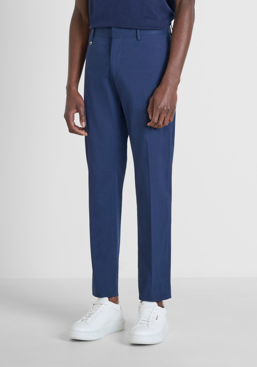 SLIM FIT TROUSERS "BONNIE" IN STRETCH COTTON BLEND - Men's Trousers | Antony Morato Online Shop
