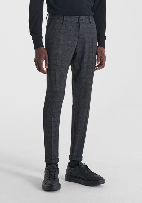 SUPER SKINNY FIT „ASHE" HOSE AUS STRETCH-VISKOSE-MISCHUNG - Herren Anzug-Sets | Antony Morato Online Shop