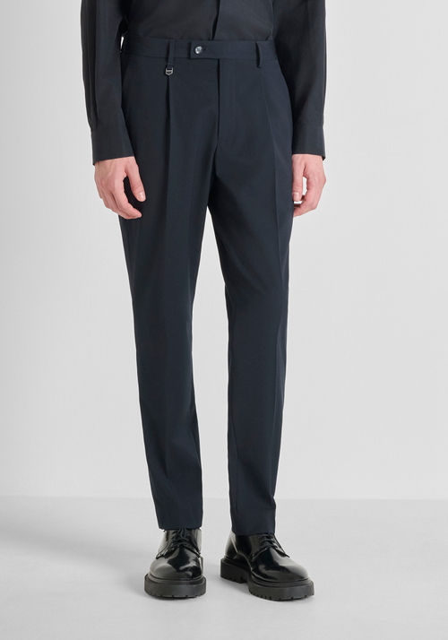 "LUIS" REGULAR FIT TROUSERS IN STRETCH VISCOSE BLEND - Men's Trousers | Antony Morato Online Shop