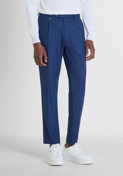 "LUIS" REGULAR FIT VISCOSE BLEND TROUSERS - Men's Trousers | Antony Morato Online Shop