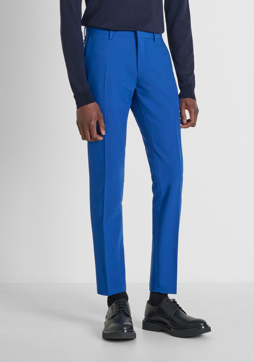 "BONNIE" SLIM FIT VISCOSE STRETCH TROUSERS - Men's Trousers | Antony Morato Online Shop