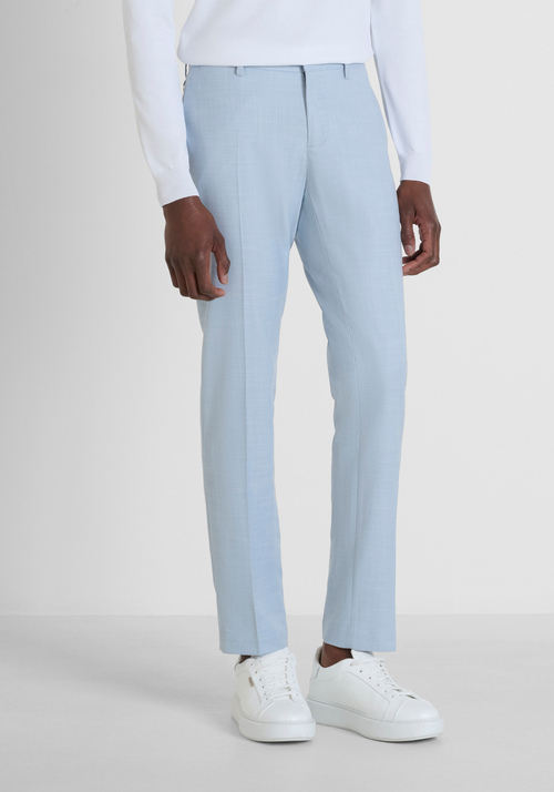 PANTALON RELAXED FIT « EVAN » EN COTON MÉLANGÉ - TROUSERS | Antony Morato Online Shop