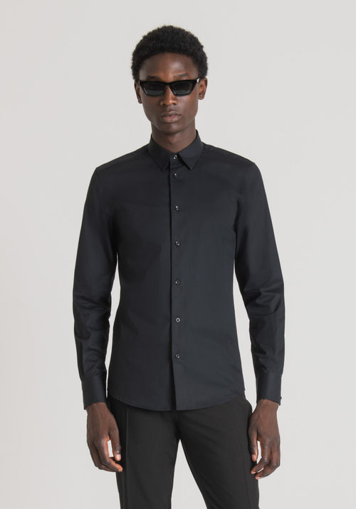 "NAPOLI" SLIM FIT SHIRT IN 100% COTTON - Men's Shirts | Antony Morato Online Shop