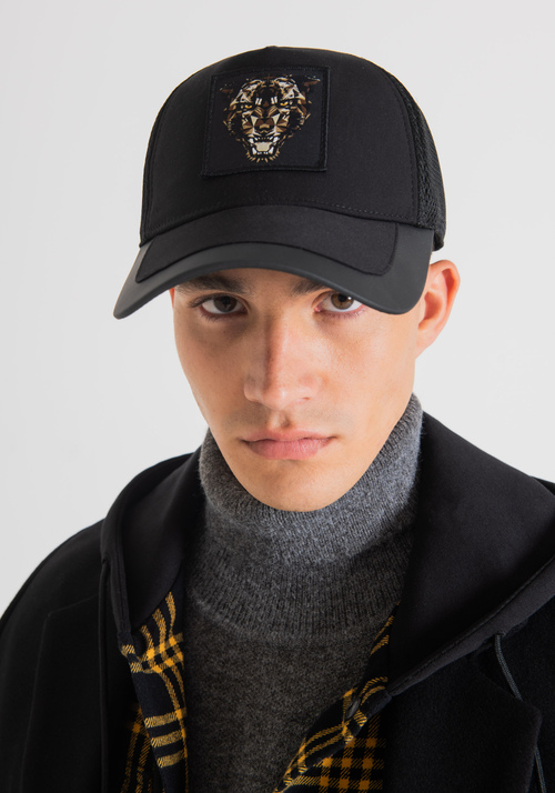 BASEBALL HAT WITH TIGER PATCH - Accessories | Antony Morato Online Shop