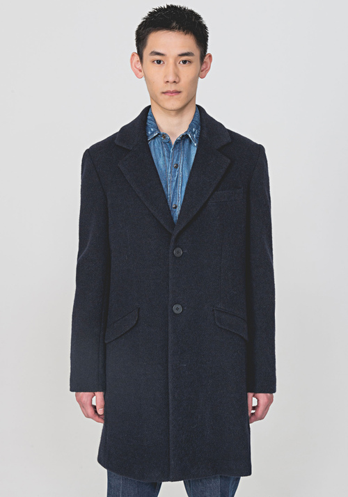 LONGLINE COAT IN A WARM WOOL BLEND - Clothing | Antony Morato Online Shop