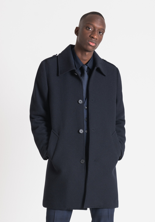 REGULAR-FIT COAT IN A WOOL BLEND - Clothing | Antony Morato Online Shop