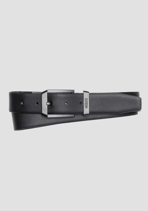 SOLID COLOUR BELT IN SMOOTH LEATHER - Accessories | Antony Morato Online Shop