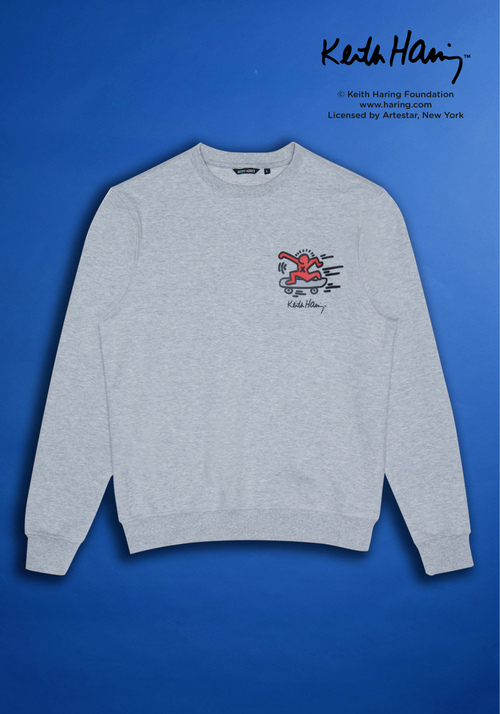 SWEATSHIRT REGULAR FIT MIT KEITH HARING-PRINT - All FW19 - no timeless | Antony Morato Online Shop