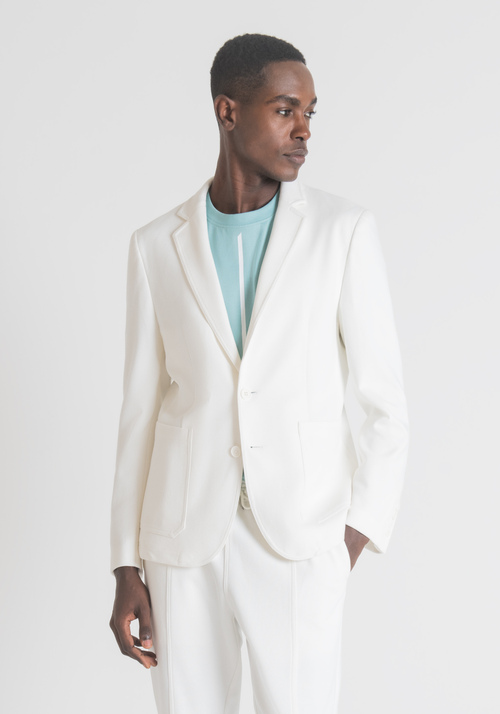 "ANOUK" SLIM-FIT JACKET IN STRETCH COTTON BLEND - New Arrivals SS23 | Antony Morato Online Shop