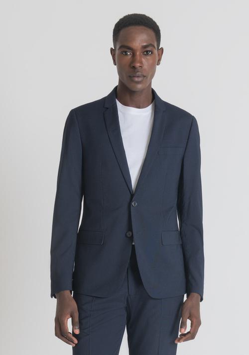 "BONNIE" SLIM-FIT JACKET IN STRETCH FABRIC - Men's Jackets and Gilets | Antony Morato Online Shop