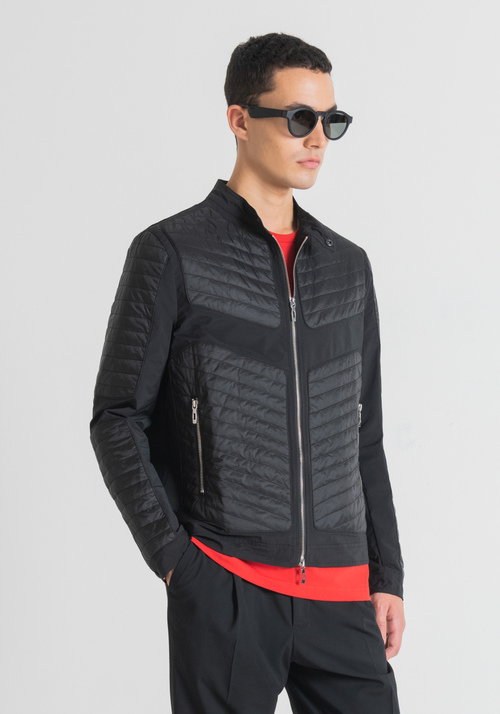 SLIM FIT JACKET IN TECHNICAL FABRIC WITH LIGHTWEIGHT CONTRAST PADDING - Clothing | Antony Morato Online Shop