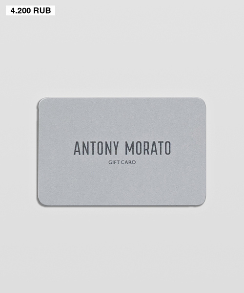 Gift card 4200 rub - Gift Card | Antony Morato Online Shop