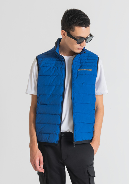 SLIM-FIT VEST IN TECHNICAL FABRIC WITH LIGHTWEIGHT PADDING - Men's Clothing | Antony Morato Online Shop