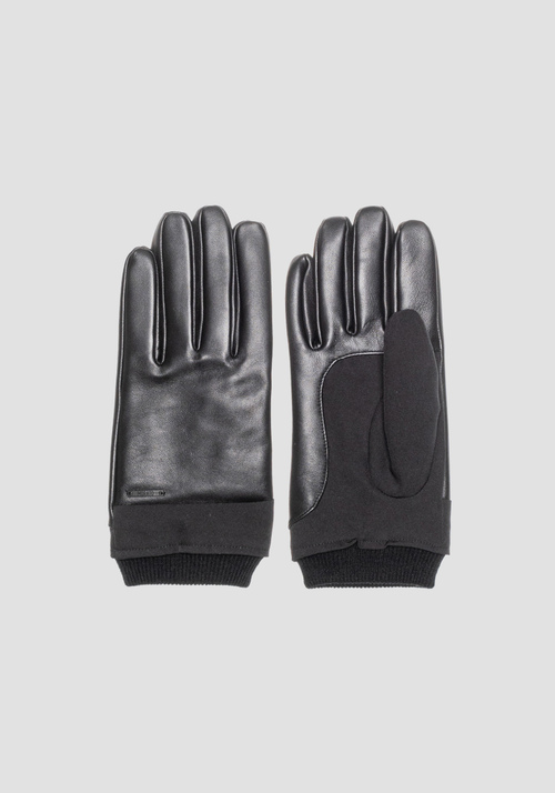 GLOVES IN FABRIC AND GENUINE LEATHER - Sale | Antony Morato Online Shop