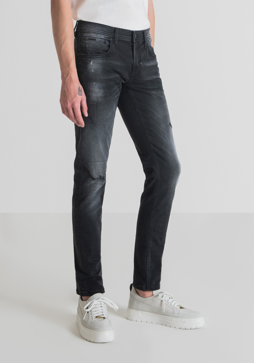 "GILMOUR" SUPER SKINNY FIT JEANS IN STRETCH DENIM - Men's Super Skinny Fit Jeans | Antony Morato Online Shop