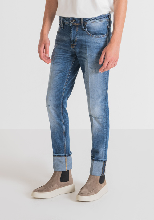 VAQUEROS SUPER SKINNY FIT «PAUL» EN MEZCLILLA ELÁSTICA - Men's Super Skinny Fit Jeans | Antony Morato Online Shop