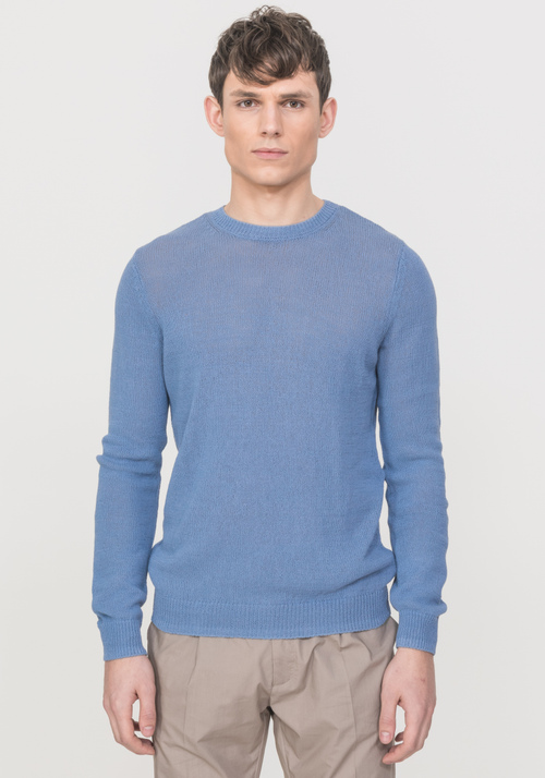 JERSEY ESCOTE REDONDO LIGERO 100% ALGODÓN LISO - Prendas de punto | Antony Morato Online Shop