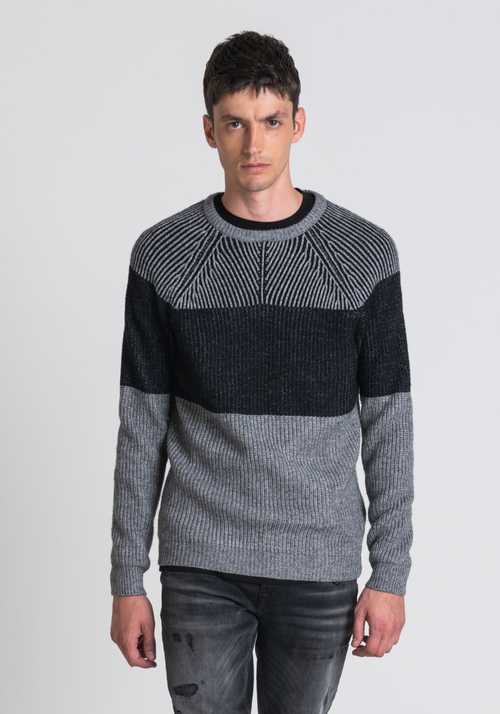 PLAIN-KNIT SWEATER MADE FROM A WOOL-BLEND YARN - Archivio 55% OFF | Antony Morato Online Shop