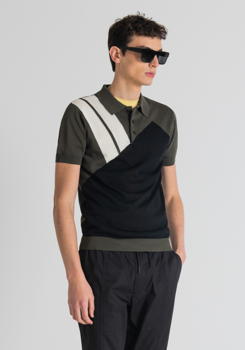 JERSEY SLIM FIT DE HILO BICOLOR - Prendas de punto | Antony Morato Online Shop