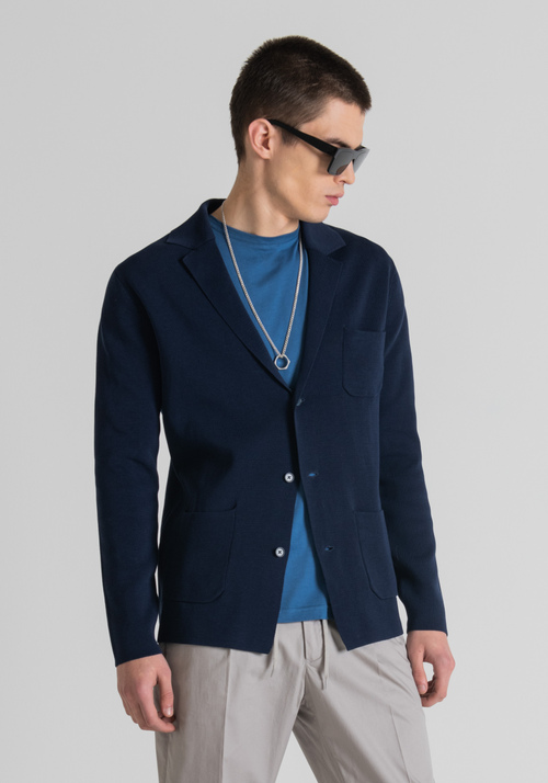 SLIM FIT SWEATER IN MILAN STITCH COTTON YARN - Knitwear | Antony Morato Online Shop