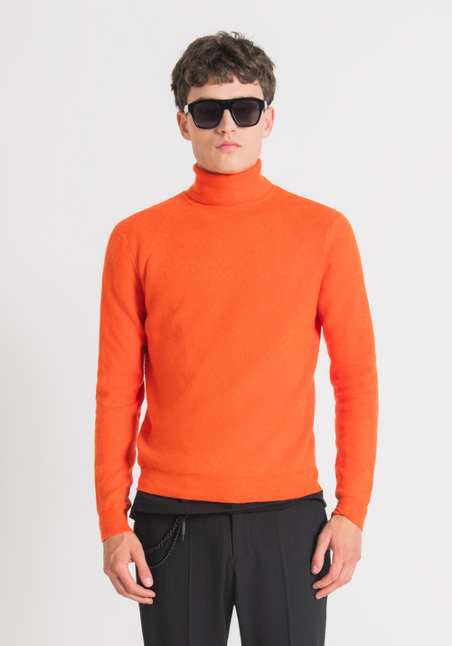 Slim fit merino wool sweater cheap