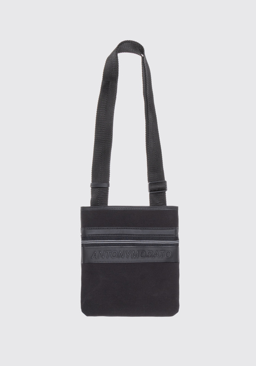 POPLIN AND RUBBERISED FABRIC MESSENGER BAG - Men's Handbags | Antony Morato Online Shop