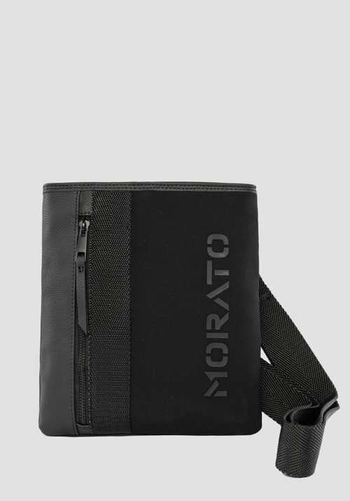 MESSENGER BAG IN POPLIN AND TECHNICAL FABRIC WITH LOGO - Men's Accessories | Antony Morato Online Shop