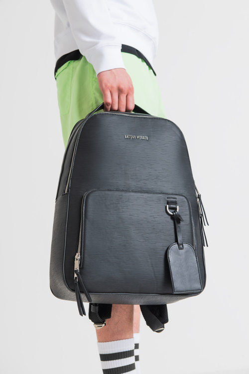 BACKPACK IN PALMELLATO EFFECT FABRIC - Men's Handbags | Antony Morato Online Shop